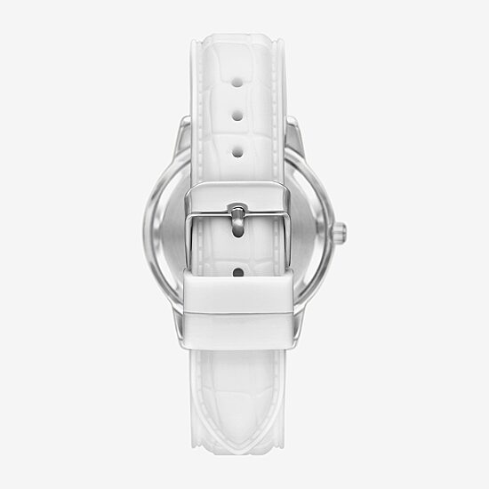Womens Crystal Accent White 7-pc. Watch Boxed Set Fmdjset724