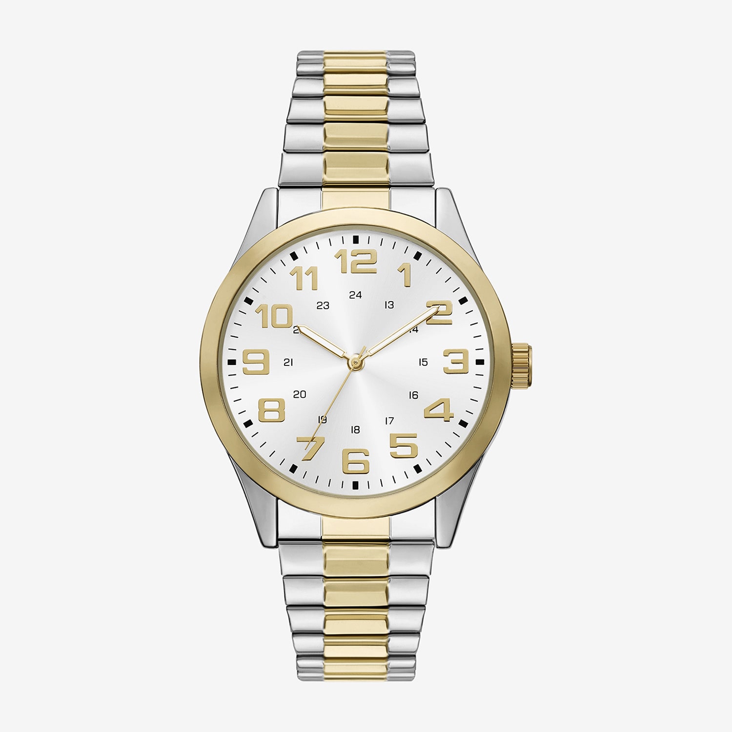 Mens Two Tone Stainless Steel Expansion Watch Fmdjo313