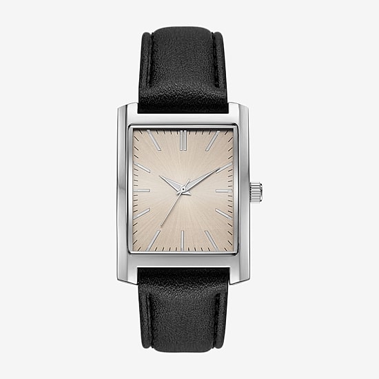 Mens Black Strap Watch Fmdjo314