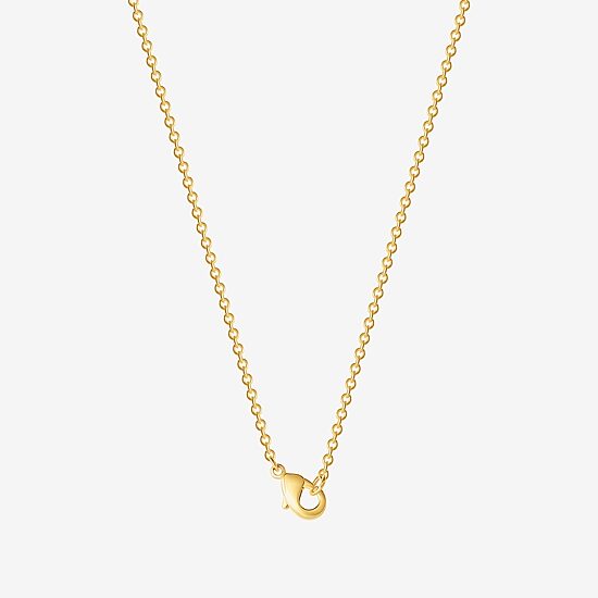 Rainbow Womens Pink Crystal 18K Gold Over Brass 18 Inch Pendant Necklace