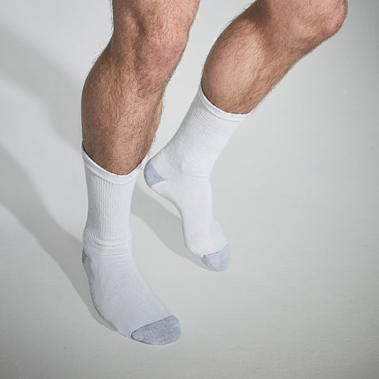 Hanes® Men's Ultimate Soft & Durable12-Pack Crew Socks