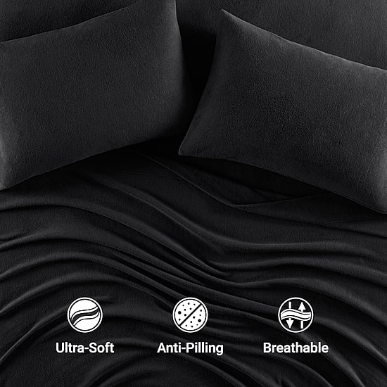 True North By Sleep Philosophy Micro Fleece Sheet Set