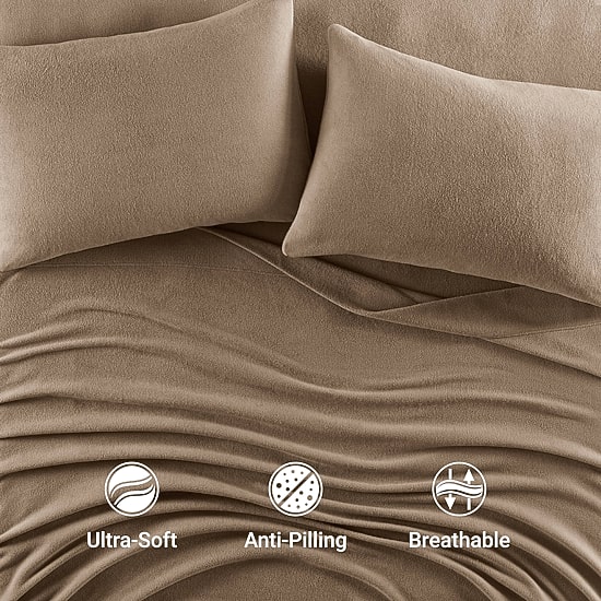 True North By Sleep Philosophy Micro Fleece Sheet Set