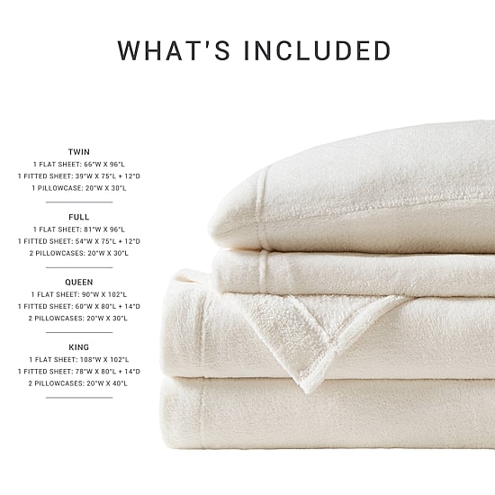 True North By Sleep Philosophy Soloft Plush Sheet Set