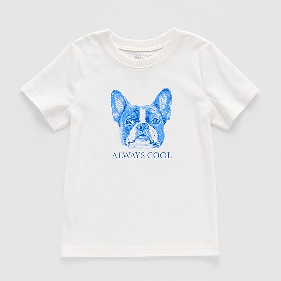 Okie Dokie Toddler & Little Boys Crew Neck Short Sleeve Regular Fit Graphic T-Shirt