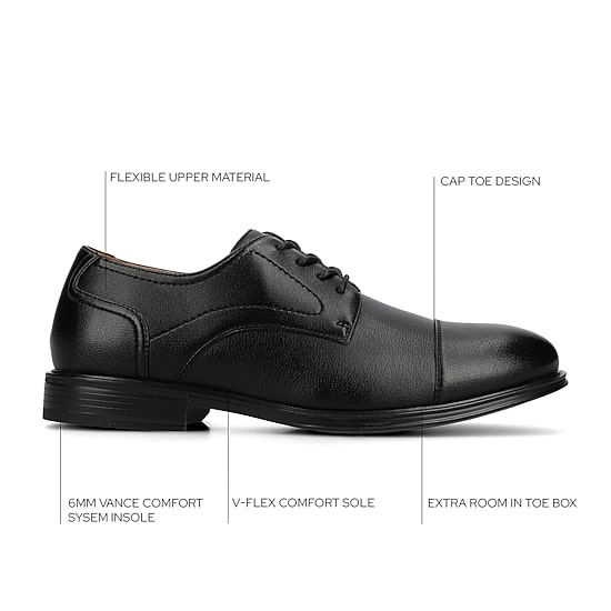 Vance Co Alec Mens Cap Closed Toe Oxford Shoes