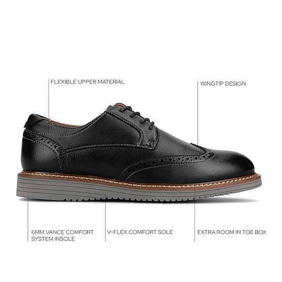 Vance Co Lorenzo Mens Wing Closed Toe Loafers