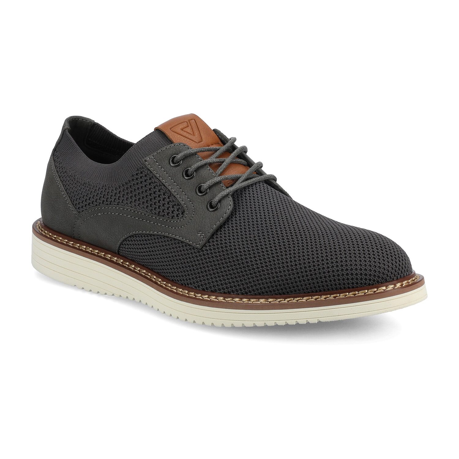 Vance Co Merrick Mens Almond Closed Toe Loafers