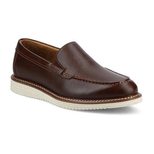 Vance Co Oneal Mens Moc Closed Toe Loafers, 12 Medium, Brown
