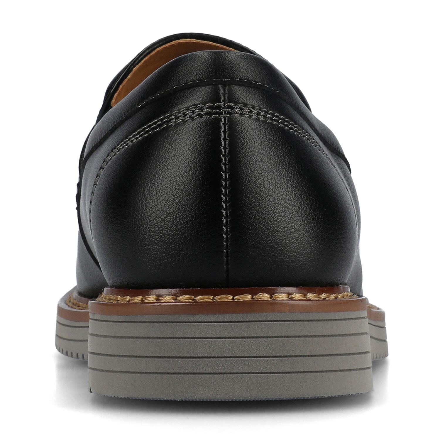 Vance Co Princeton Mens Almond Closed Toe Loafers