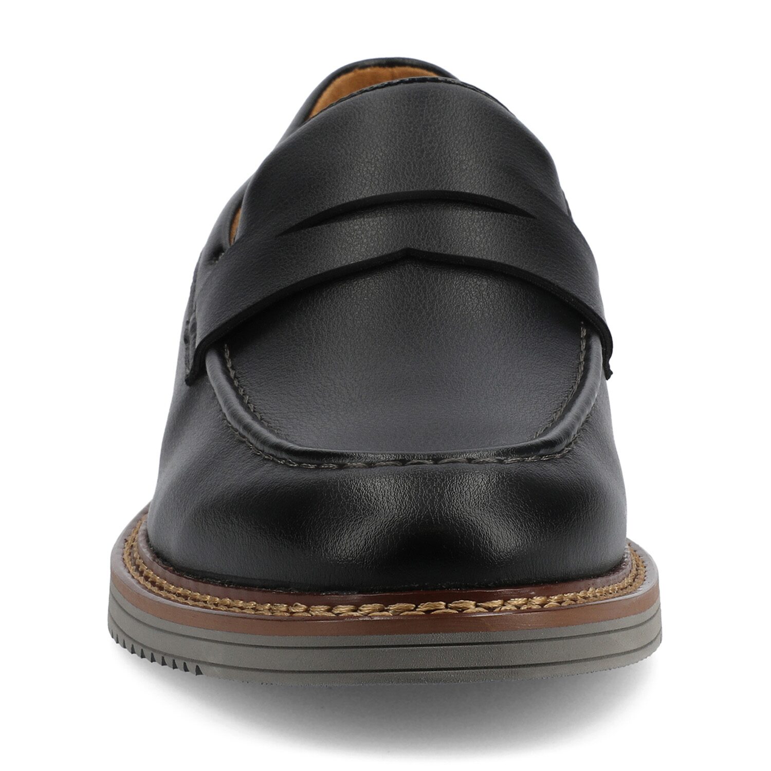 Vance Co Princeton Mens Almond Closed Toe Loafers