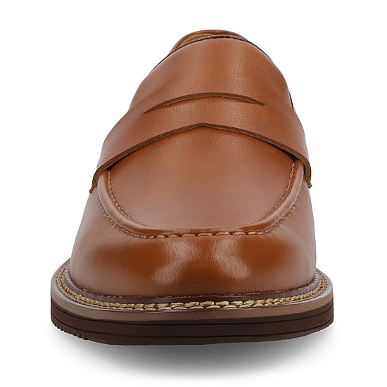 Vance Co Princeton Mens Almond Closed Toe Loafers