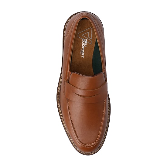 Vance Co Princeton Mens Almond Closed Toe Loafers