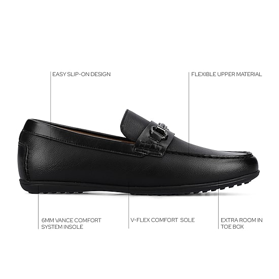 Vance Co Charles Mens Moc Closed Toe Loafers