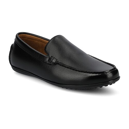 Vance Co Sergio Mens Moc Closed Toe Loafers, 9 Medium, Black