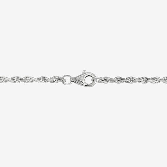 Mens Black Cubic Zirconia Sterling Silver Cross 24 Inch Pendant Necklace