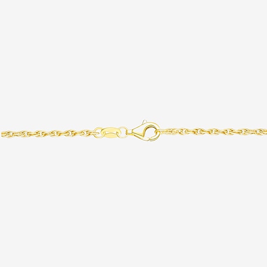 Crucifix Mens 24K Gold Over Silver Cross 24 Inch Pendant Necklace
