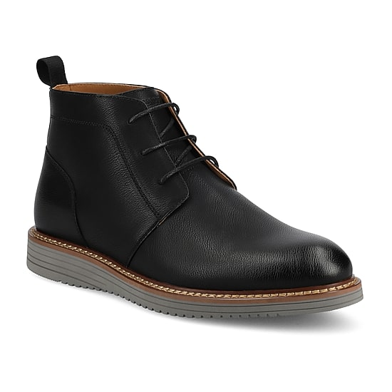 Vance Co Mens Stratton Flat Heel Chukka Boots