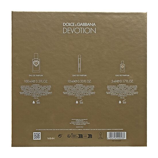 Dolce&Gabbana Devotion Womens 3 Pc Set Perfume Set