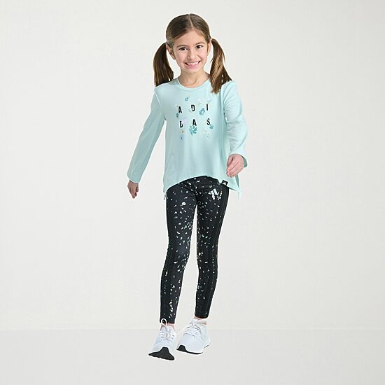 adidas Little Girls 2-pc. Legging Set