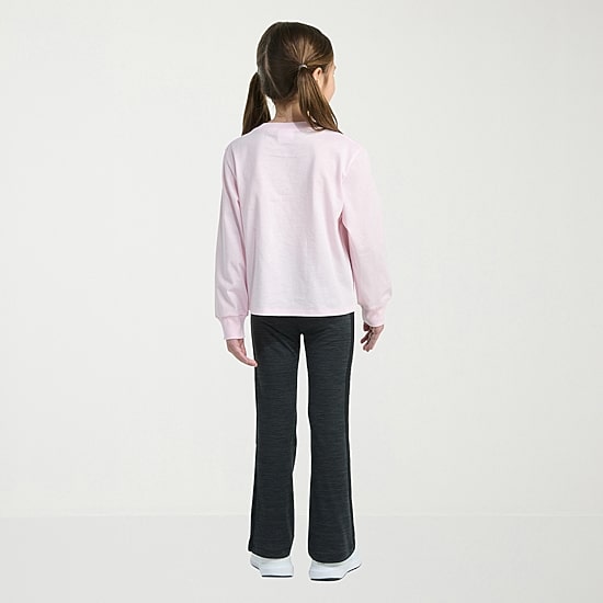 adidas Little Girls Jersey 2-pc. Pant Set