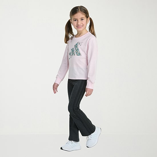 adidas Little Girls Jersey 2-pc. Pant Set