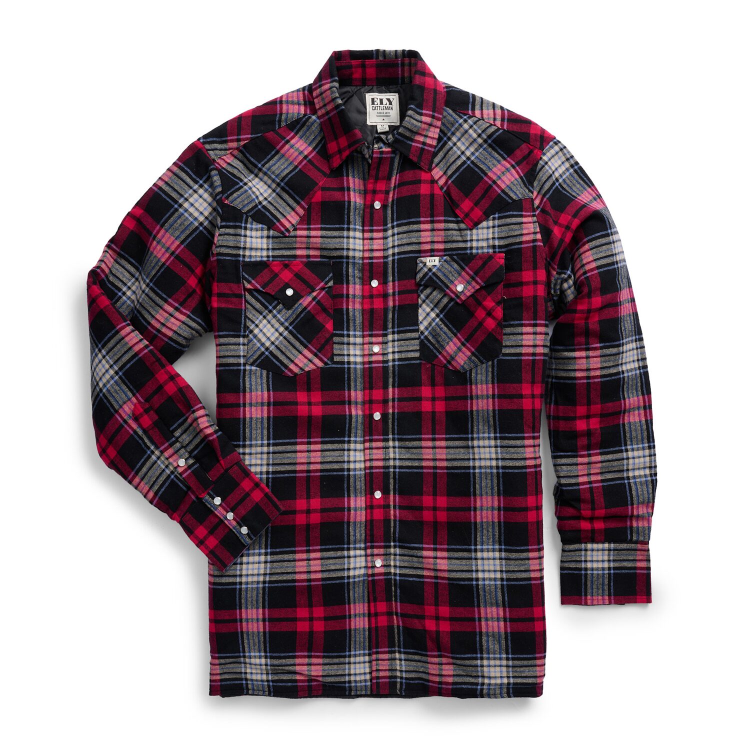 Ely Cattleman Mens Midweight Tall Shirt Jacket