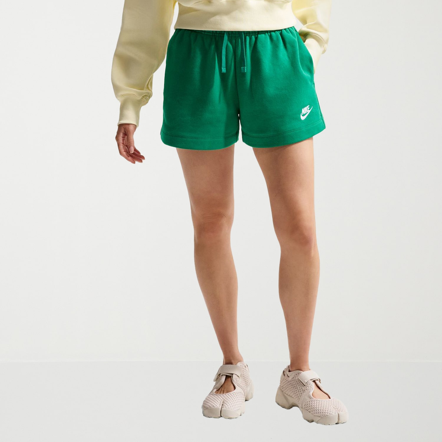 Nike Womens Mid Rise DRAWSTRING WAIST Active Pull-On Short