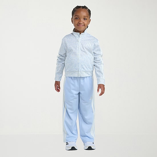 adidas Little Girls 2-pc. Pant Set