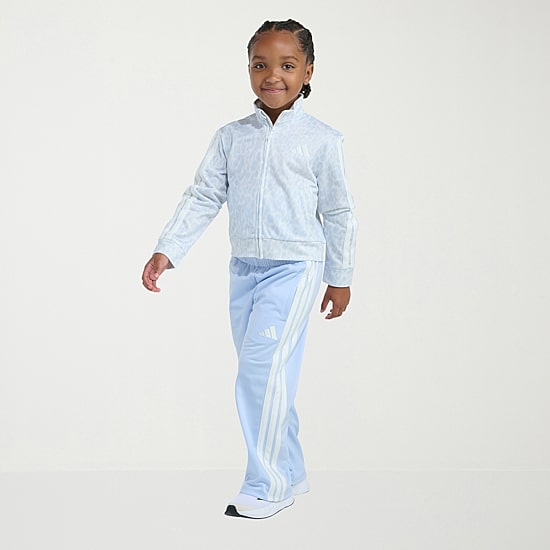 adidas Little Girls 2-pc. Pant Set