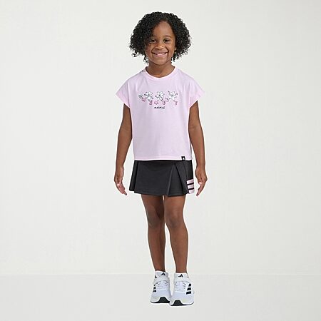 adidas Toddler Girls 2-pc. Skort Set, Color: Clear Pink - JCPenney