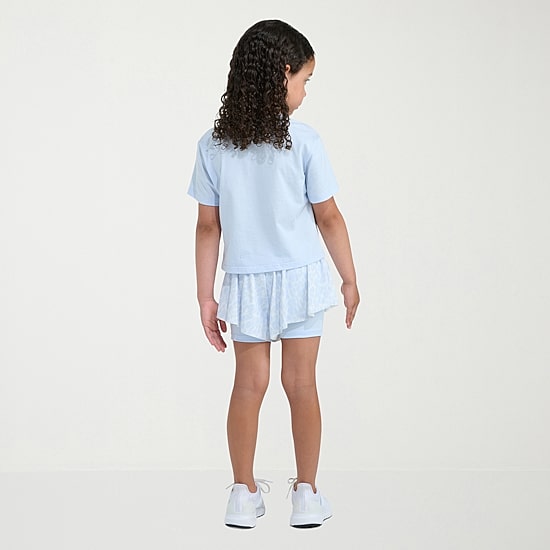 adidas Little Girls Jersey 2-pc. Short Set