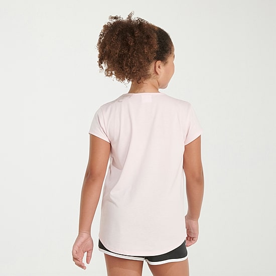 adidas Big Kid Girls Crew Neck Short Sleeve Regular Fit Graphic T-Shirt