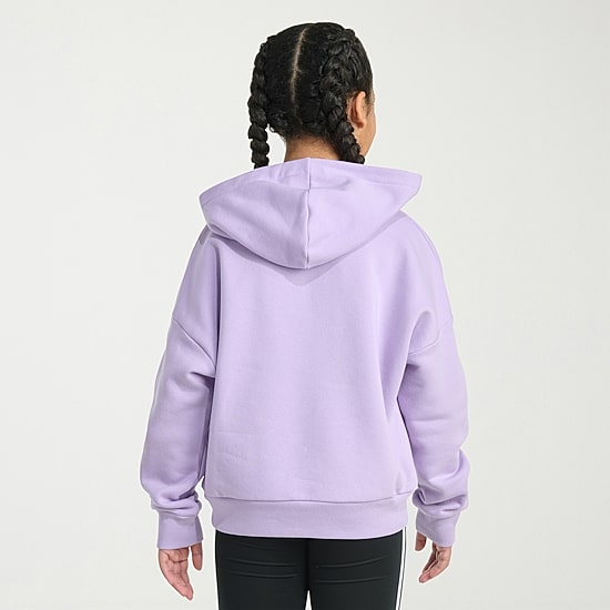adidas Big Kid Girls Long Sleeve Fleece Active Hoodie