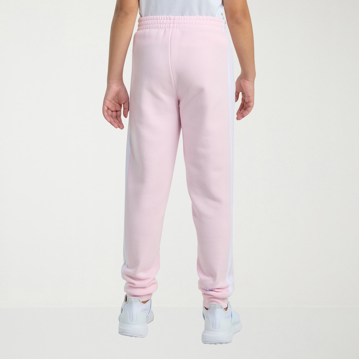 adidas Big Kid Girls Cuffed Mid Rise Regular Fit Fleece Jogger Pant