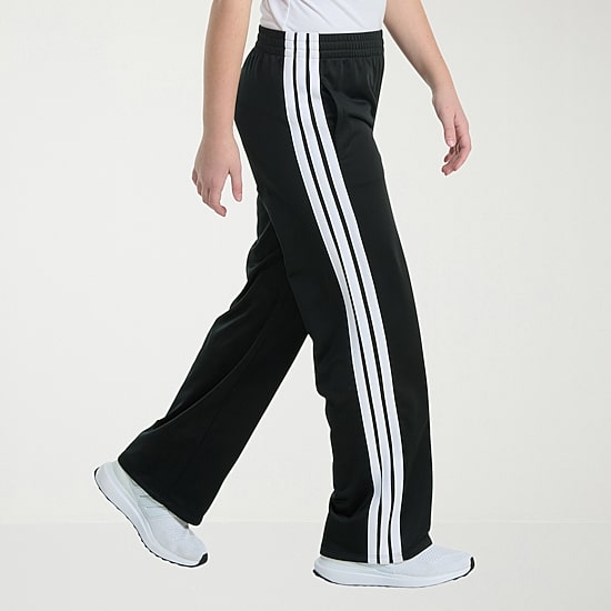 adidas Big Kid Girls Mid Rise Regular Fit Wide Leg Track Pant