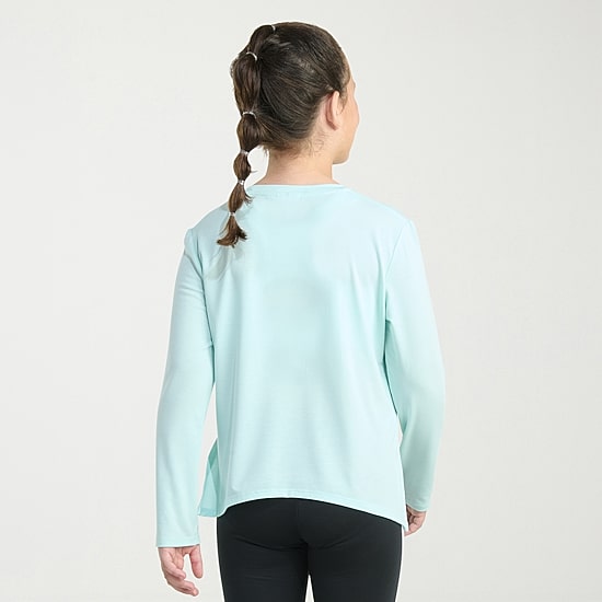 adidas Big Kid Girls Crew Neck Long Sleeve Regular Fit Graphic T-Shirt