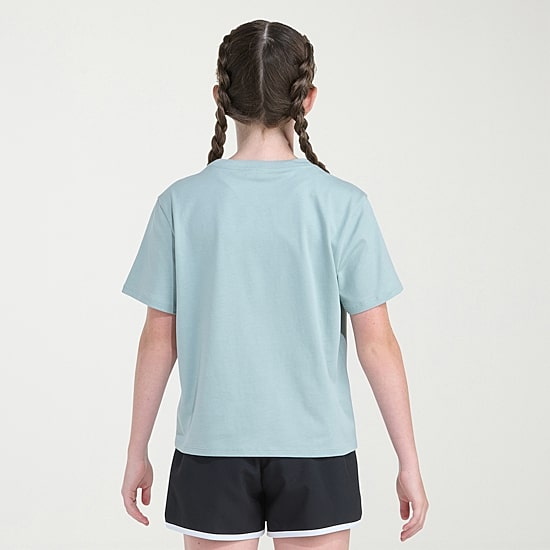 adidas Big Kid Girls Crew Neck Short Sleeve Regular Fit Graphic T-Shirt