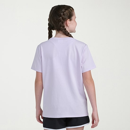 adidas Big Kid Girls Crew Neck Short Sleeve Regular Fit Graphic T-Shirt