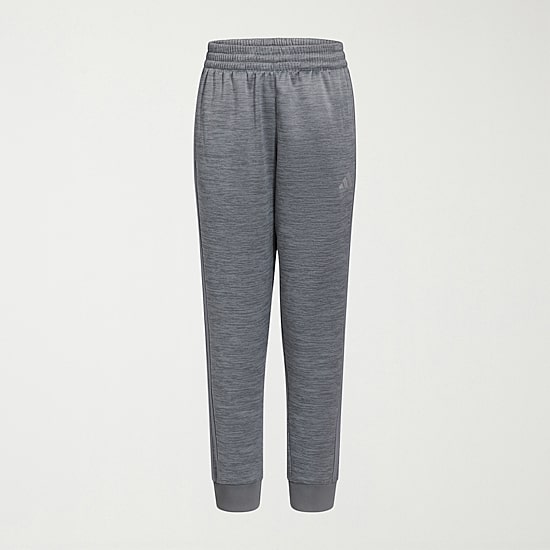 adidas Little Boys Cuffed Mid Rise Regular Fit Fleece Jogger Pant