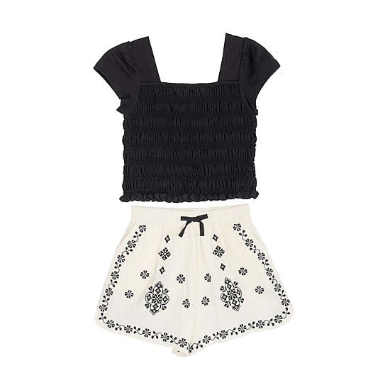 Rare Editions Big Kid Girls Woven 2-pc. Short Set