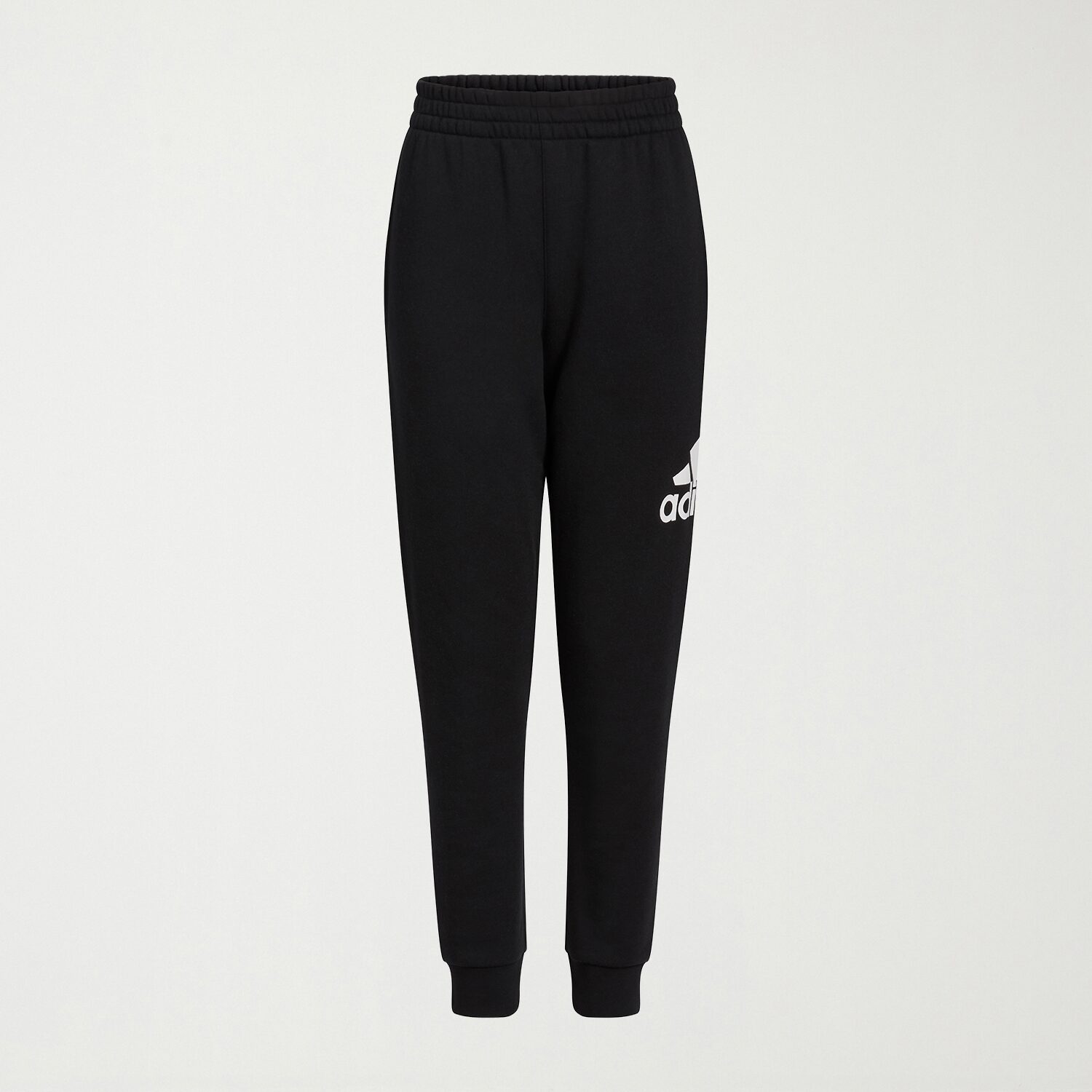 adidas Little Boys Cuffed Mid Rise Regular Fit Fleece Jogger Pant