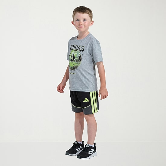 adidas Little Boys 2-pc. Short Set
