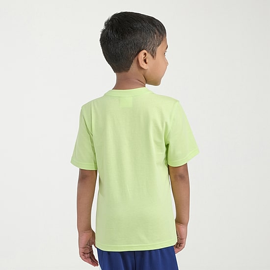 adidas Little Boys Crew Neck Short Sleeve Regular Fit Graphic T-Shirt