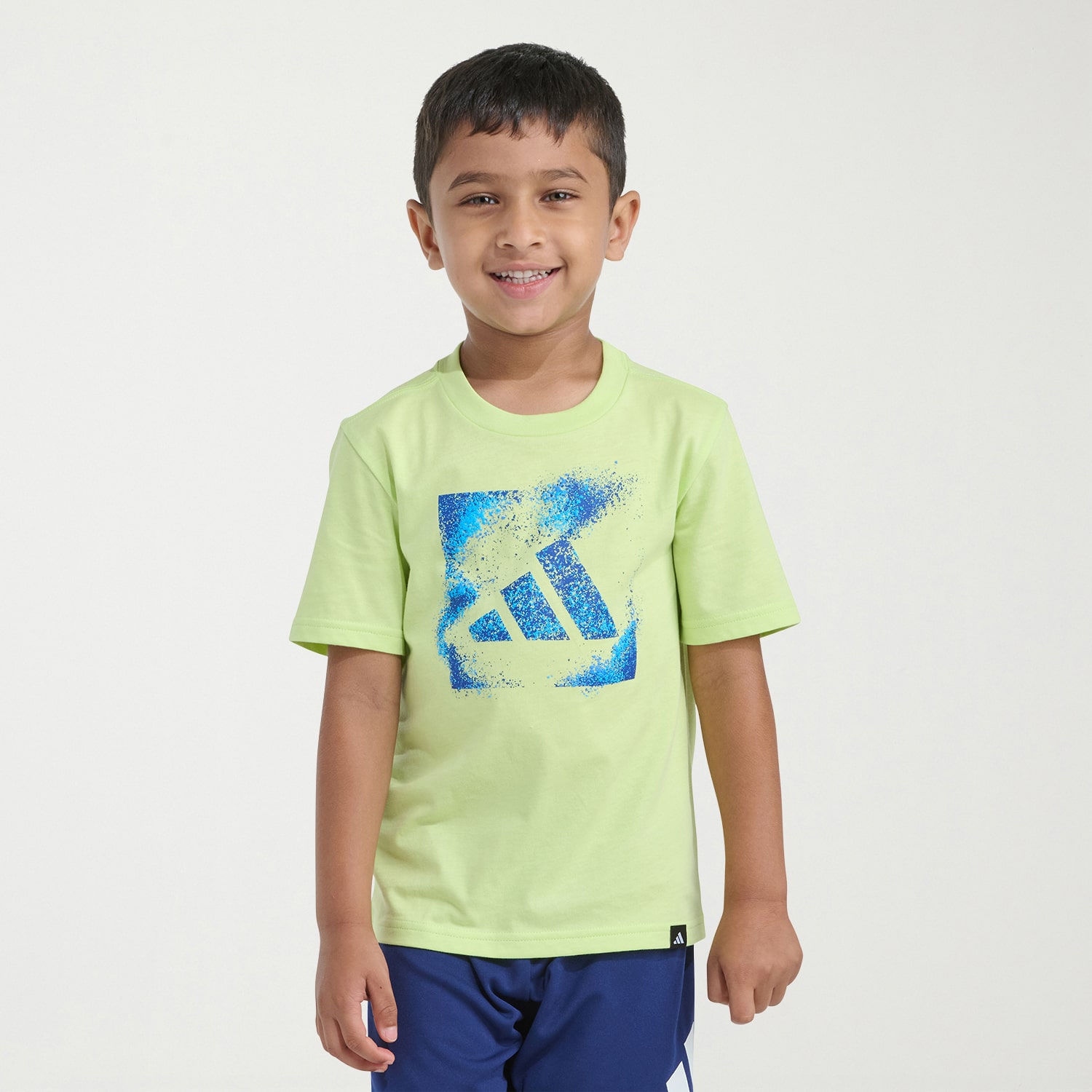 adidas Little Boys Crew Neck Short Sleeve Regular Fit Graphic T-Shirt