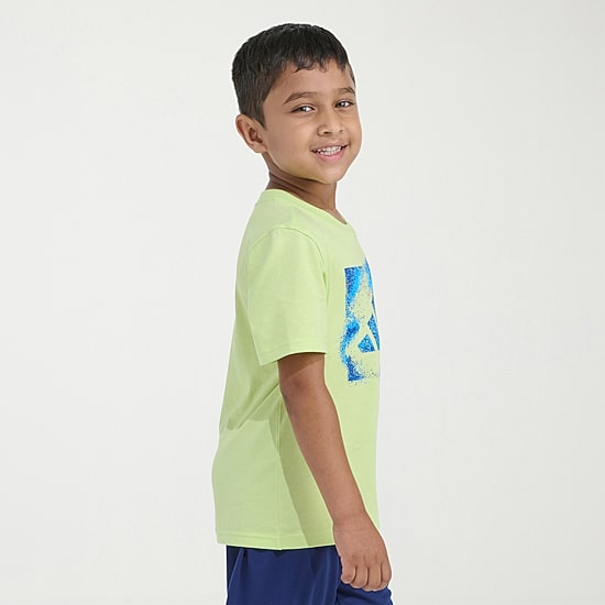 adidas Little Boys Crew Neck Short Sleeve Regular Fit Graphic T-Shirt