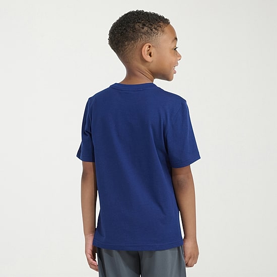 adidas Little Boys Crew Neck Short Sleeve Regular Fit Graphic T-Shirt
