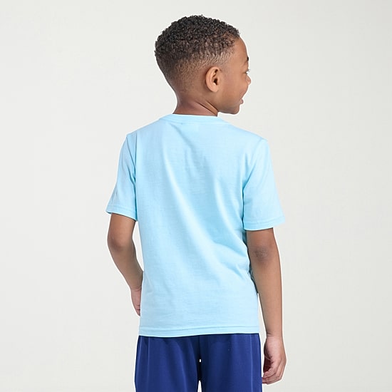 adidas Little Boys Crew Neck Short Sleeve Regular Fit Graphic T-Shirt
