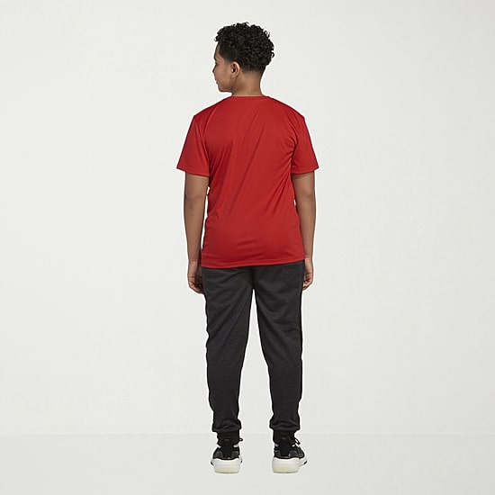 adidas Big Kid Boys Crew Neck Short Sleeve Regular Fit Graphic T-Shirt