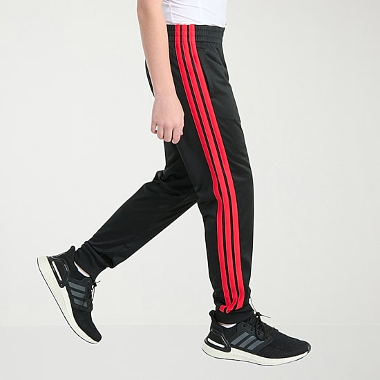 adidas Big Kid Boys Drawstring Waist Cuffed Mid Rise Regular Fit Jogger Pant